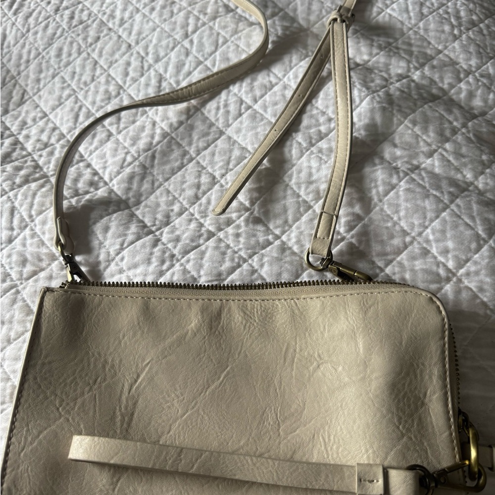 Cream Crossbody Bag